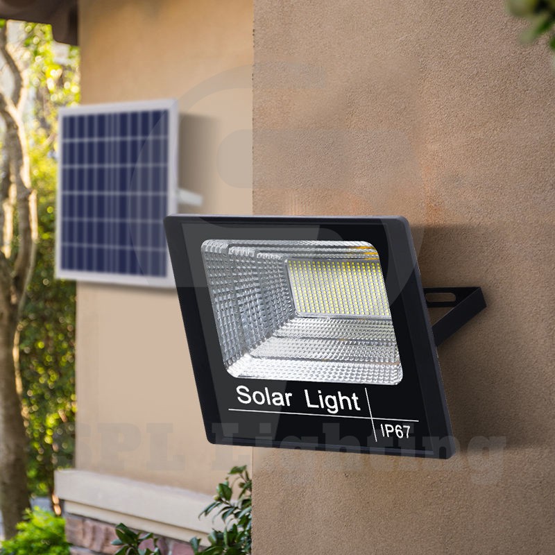 ภาพหน้าปกสินค้าOutdoor Solar Light 500W ไฟสปอร์ตไลท์ กันน้ำ ไฟ Solar Cell ไฟ led โซล่าเซลล์ ไฟสปอร์ตไลท์โซล่าเซ จากร้าน spl_lighting บน Shopee