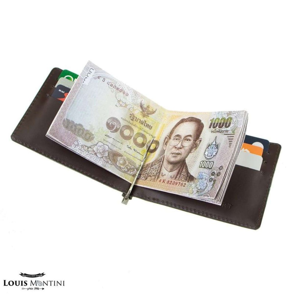 lupadu-กระเป๋าหนีบธนบัตร-หนังปลากระเบน-กระเบน-สีดำ-genuine-black-stingray-skin-money-clip-walle-l008