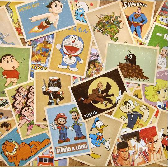 ราคาและรีวิวPostcard Cartoon classic รวมการ์ตูนดังวินเทจ