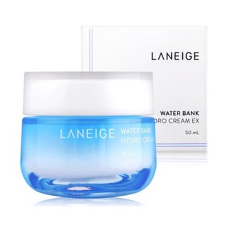 Laneige Water Bank Hydro Cream EX/Moisture Cream EX 50 มล. วอเตอร์แบงค์ เจล ครีม มอยส์เจอร์ไรเซอร์ บํารุงผิวหน้า