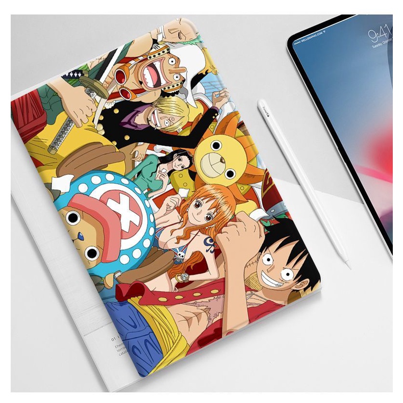 ภาพสินค้าOne Piece เคส  mini 1/2/3/4/5/6 air 1 2 3 4 5  pro 10.2 11 gen 7 8 9 for เคสไอแพด Airbag tri-fold pen slot จากร้าน bagkk09 บน Shopee ภาพที่ 7