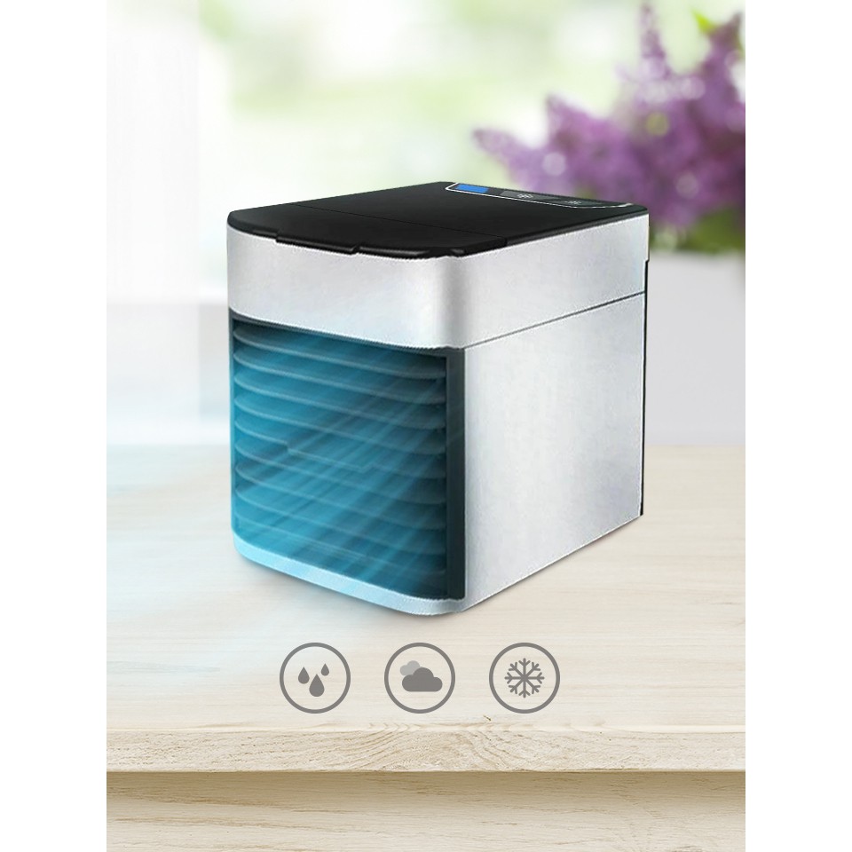 พัดลมไอเย็นตั้งโต๊ะ-เครื่องทำความเย็นมินิ-แอร์พกพา-evaporative-air-cooler