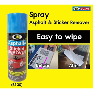 ภาพหน้าปกสินค้าสเปรย์ล้างคราบกาว ลอกสติกเกอร์ น้ำยาลอกสติกเกอร์ (Sticker Remover) bosnyแก้ไฟหน้ารถเหลือง ลอกสติกเกอร์ ล้างยางมะตอย ซึ่งคุณอาจชอบราคาและรีวิวของสินค้านี้