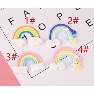 ภาพขนาดย่อของภาพหน้าปกสินค้าCream shop- dripping cream simulation handmade diy handmade material epoxy resin jewelry rainbow lollipop dyed clouds จากร้าน miaowo.th บน Shopee