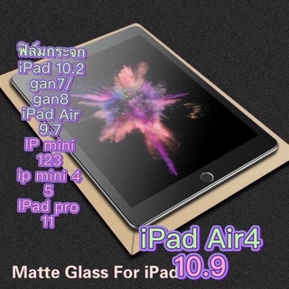 ฟิล์มกระจกนิรภัย แบบด้านiPad 10.2 Ipad pro 11 IP mini 1-3 IP mini 4-5 Ipad Air 9.7 iPad Air 3 10.5/iPad Air4 10.9