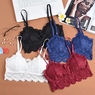 ภาพหน้าปกสินค้าสินค้าพร้อมส่างจากไทย💥LoveIs Bra💥 (N065)  สายเดี่ยวลูกไม้ ไม่มีโครง เสริมฟองน้ำ ถอดได้ ที่เกี่ยวข้อง