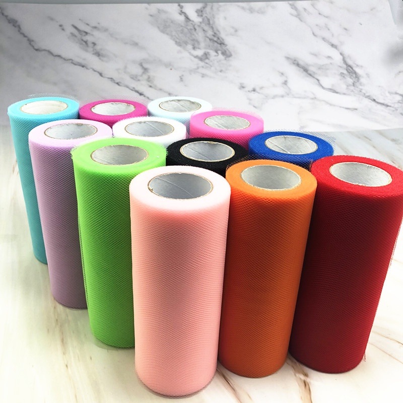 tulle-roll-ม้วนผ้า-25-หลา-สําหรับตกแต่งงานแต่งงาน-ปาร์ตี้-กล่องของขวัญ