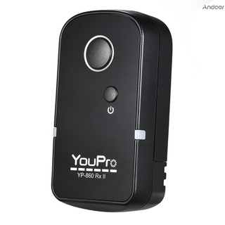 Youpro YP-860  รีโมตควบคุมชัตเตอร์ไร้สาย 2.4G สําหรับกล้อง DSLR Sony A58 A7R A7 A7II A7RII A7SII A7S A6000 A5000 A5100 A3000 RX110II