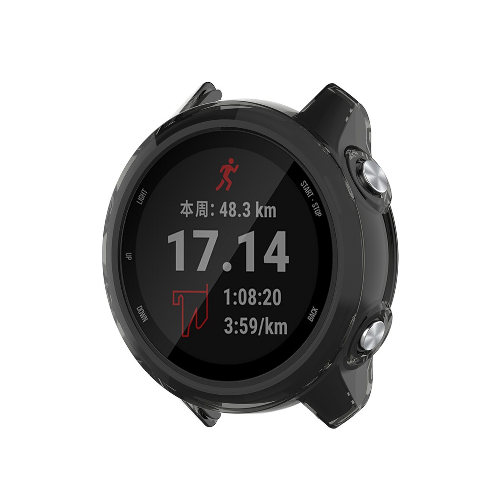 ภาพสินค้าเคสใสแบบนิ่มสำหรับ Garmin Forerunner 245M 245 GPS Watch protective case cover จากร้าน rongke.th บน Shopee ภาพที่ 5