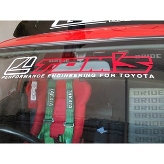 สติกเกอร์ TOMS TOM'S TOYOTA STICKER COROLLA LEVIN AE86 SEG AE80 AE92 ...