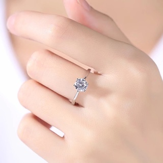 ภาพหน้าปกสินค้าปรับขนาดได้ 💍งานดี ทำจากทองแดง แหวนเพชร แหวนหมั้น แหวนแต่งงาน เครื่องประดับผู้หญิง งานแต่ง wedding R24 ที่เกี่ยวข้อง