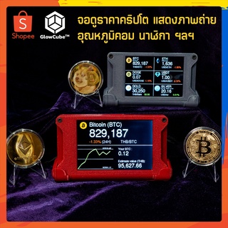 [เคสใหม่] งานคนไทย จอ USB แสดงราคาบิตคอยน์ ทองคำ เงิน คริปโตผ่าน WiFi แสดงอุณหภูมิ CPU การ์ดจอ และอื่นๆ ในเครื่องคอม PC