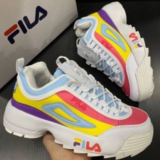 Fila รองเท้าผ้าใบผูกเชือก