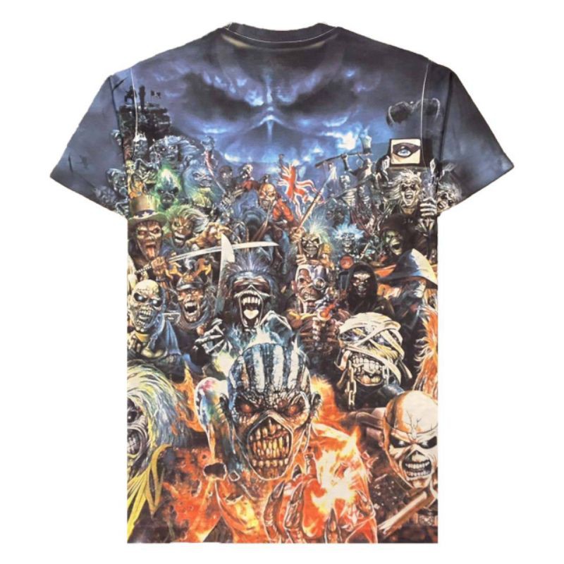 เสื้อวงร็อค-ironmaiden-คอฟิต-ทรงสวย-ผ้าบาง-สกรีนเต็ม