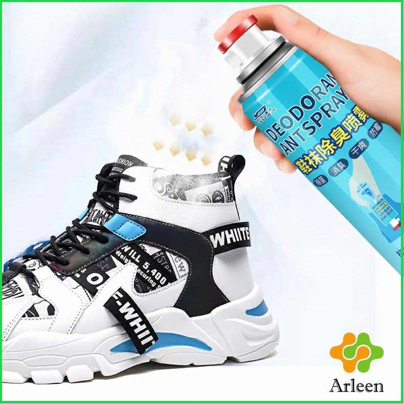 arleen-สเปรย์ดับกลิ่นรองเท้า-ซิลเวอร์ไอออนระงับกลิ่นกาย-ดับกลิ่นรองเท้าหนัง-shoe-deodorant