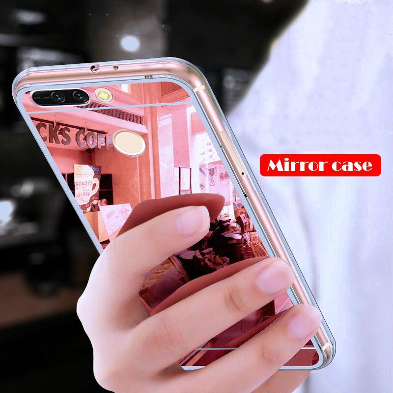 เคสโทรศัพท์มือถือ TPU แบบกระจก หรูหรา สําหรับ Huawei Y5 Y6 Y7 Y9 2019 Prime P60 Nova 9 10 Pro SE