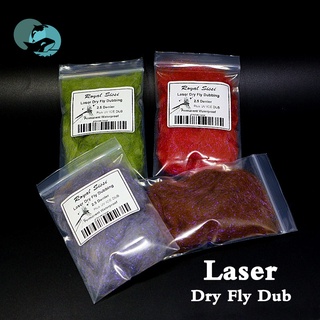 Fly Tying Dry Fly Dubbing Plus UV Ice Dub 2.5D เลเซอร์ถาวร กันน้ํา ไฟเบอร์ บินไทริ่ง วัสดุ