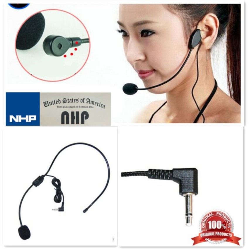 ภาพหน้าปกสินค้าA15 ไมโครโฟน Uni-Directional Head-mounted Headset Microphone ไมค์ ไมค์คอมพิวเตอร์ ใช้กับโทรศัท์ไม่ได้ คอมพิวเตอร์