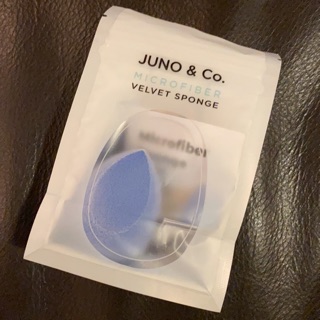 Juno&Co. Micro Fiber Velvet Sponge ฟองน้ำไข่