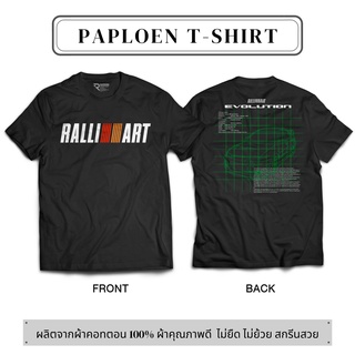 เสื้อยืดผ้าคอตตอน ลาย RALLIART ใส่ได้ทั้งชาย-หญิง [237] TTRQ