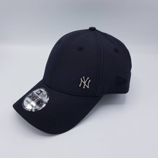 หมวก New era โลโก้ NY สีดำโลโก้เหล็ก ของแท้💯%