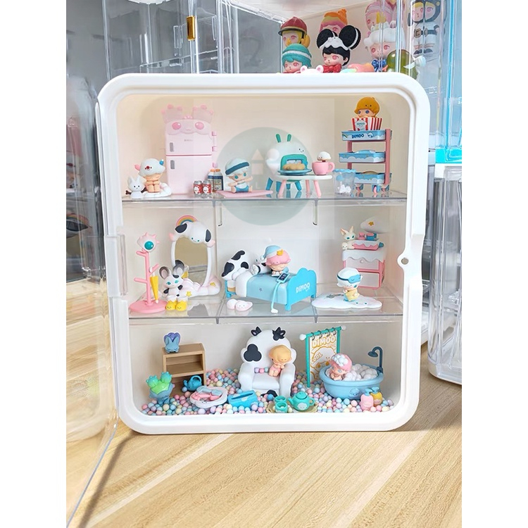 ไม่ต้องเจาะผนัง-กล่องฟิกเกอร์ลึกขึ้น-โมเดล-ติดผนัง-wall-mounted-toy-mini-figure-model-kitchen-storage-display-box