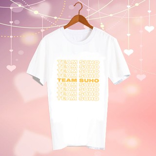 เสื้อยืดสีขาว สั่งทำ เสื้อดารา Fanmade เสื้อแฟนเมด เสื้อแฟนคลับ เสื้อยืด สินค้าดาราเกาหลี CBC193 TEAM SUHO