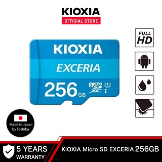 ภาพหน้าปกสินค้าKioxia Micro SDCard 256GB CL10 U1 Speed Read 100MB/s (KXA-LMEX1L256GG4) เมมโมรี่การ์ด ที่เกี่ยวข้อง