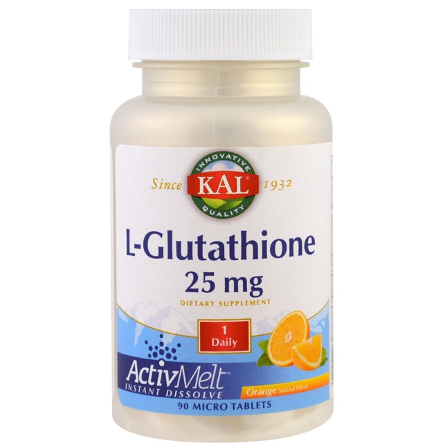 กลูต้าไธโอน-เม็ดอม-รสส้ม-l-glutathione-25mg-90เม็ดอม