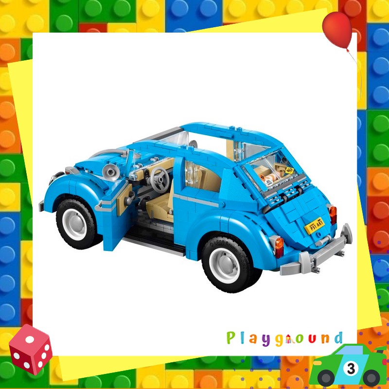 ของเล่นตัวต่อ-รถเต่า-โฟล์คสวาเกน-volkswagen-beetle-lepin-21003