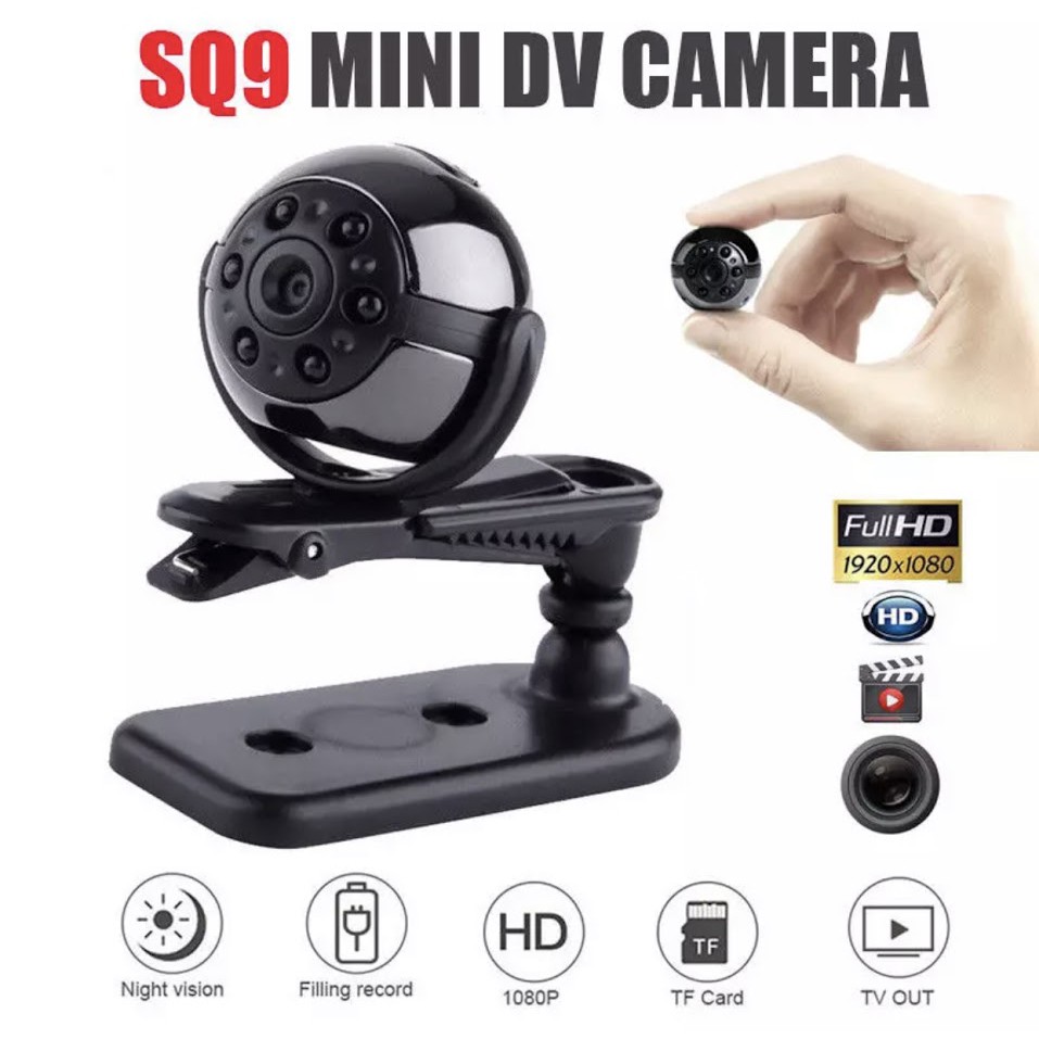 ภาพหน้าปกสินค้าพร้อมส่ง Mini กล้อง SQ9 1080P 720P IR Night Vision กล้องแบบพกพากล้อง 360 องศา mini DV DVR Cam จากร้าน smartit2020 บน Shopee