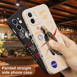 เคสโทรศัพท์ลายการ์ตูนนักบินอวกาศสําหรับ Oppo A15 A15S A35 A3 A5 A3S A52 A72 4G A53 A32 A59 A7 A5S Oppo A11 A11K A11X A39 A57 Realme C1