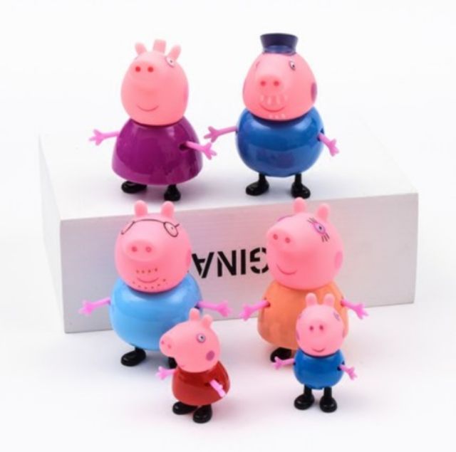 ตุ๊กตา-ครอบครัวและผองเพื่อนเป้ปป้า-peppa-pig-dolls