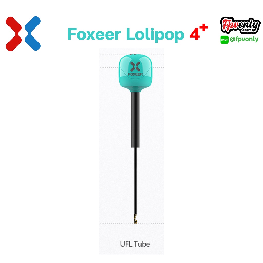 ภาพสินค้าFoxeer Lollipop 4 Plus High Quality 5.8G 2.6dBi FPV Omni LDS Antenna จากร้าน fpvonly บน Shopee ภาพที่ 3