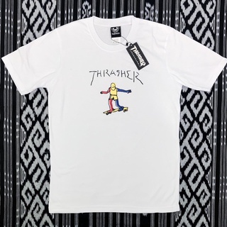 เสื้อยืด พิมพ์ลาย DISTRO THRASHER SKATE MKB Guys UNISEX พรีเมี่ยม ของแท้ สําหรับผู้ชาย ผู้หญิง