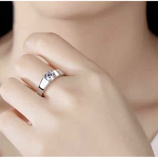 สินค้า 💍💍แหวนเพชร แหวนสแตนเลส แหวนปลอกมีด แหวนไทเทเนียม แหวนเกลี้ยง แหวนชุปโรเดียม💥สีเงิน-สีทอง 0.3 mm🔥ไม่ลอกไม่ดำ🔥