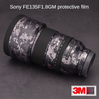 สินค้า สติกเกอร์ฟิล์มคาร์บอนไฟเบอร์ ลายพราง ป้องกันเลนส์กล้อง 3M สําหรับ Sony FE135F1.8GM