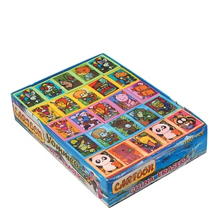 ยางลบดินสอการ์ตูน เล็ก แพ็ค 100 อัน101339Cartoon Eraser (Small) 100 Pcs/Pack