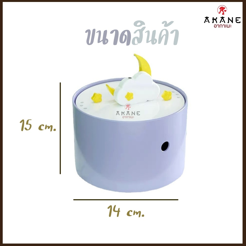 akane-น้ำพุแมว-กรองน้ำแมว-ที่ให้น้ำอัตโนมัติ-ที่ให้น้ำพุรูปพระจันทร์-รุ่น-fd820-น้ำพุแมว-น้ำพุหมา