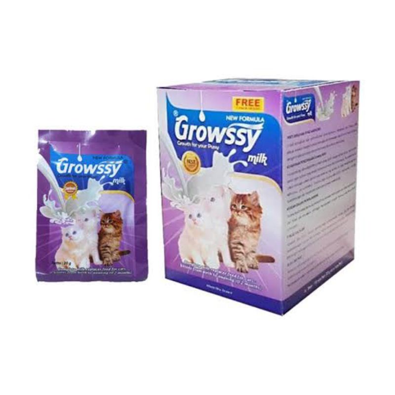 Growsy MILK 20g - นมลูกแมวอายุ (0-2 เดือน) | Shopee Thailand