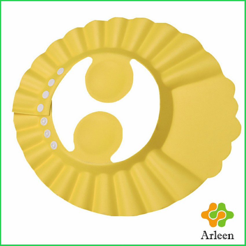 arleen-หมวกอาบน้ำ-กันน้ำ-สำหรับสระผมเด็ก-ปิดหูปรับได้-baby-waterproof-shampoo-cap