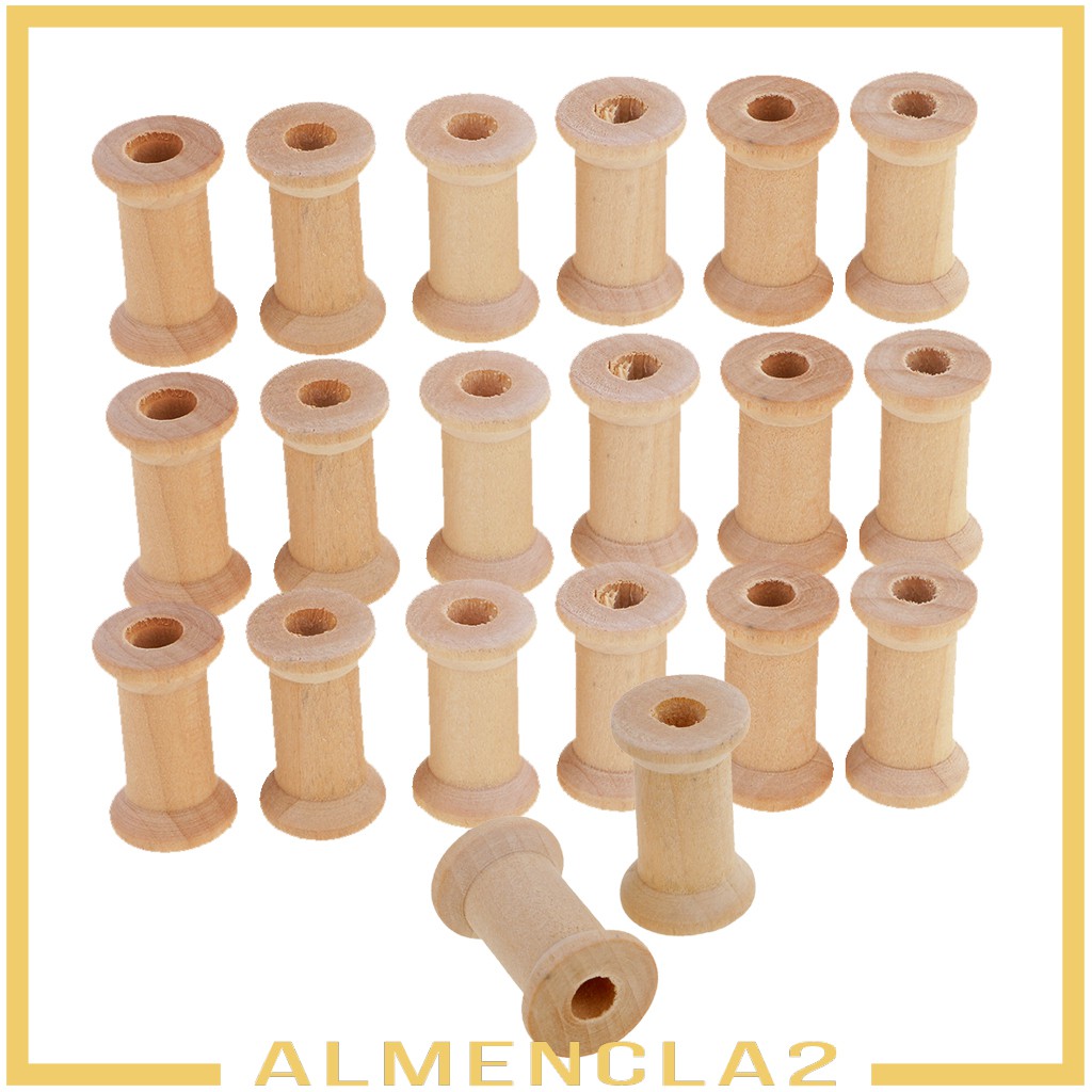 almencla2-แกนไม้สําหรับจักรเย็บผ้าขนาด-27-มม-x-16-มม-50-ชิ้น