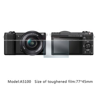 สินค้า กระจกนิรภัยป้องกันหน้าจอสำหรับ Sony A5100 A5000 กล้องฟิล์มฟิล์มนิรภัยฟิล์มป้องกัน HD