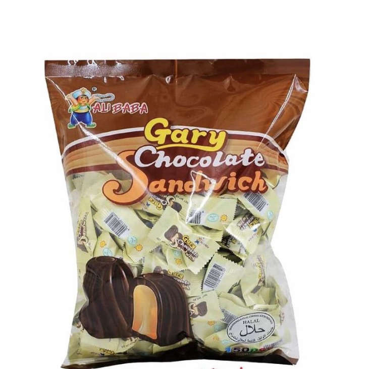 gary-chocolate-sandwich-ช๊อกโกแลตแซนวิชแกรี่สอดไส้วานิลา-1-ห่อมี-150-เม็ด