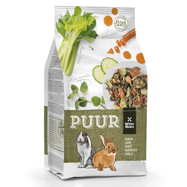 PUUR Rabbit (2kg) อาหารกระต่าย สูตรผักคึ่นช่าย แครอท ช่วยสุขภาพฟัน และ ...