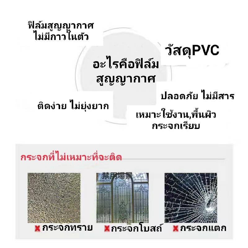 ถูกสุดๆ-60-200ฟิล์มติดกระจก-ประตูกระจก-หน้าต่างกระจก-ห้องน้ำ-ห้องครัว-ประตูบ้าน-แบบสูญญากาศ