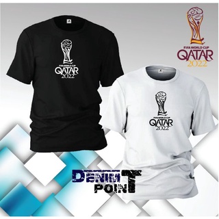 FIFA2022 World Cup Qatar Unisex Couple Set Tee Short-sleeved T-shirt Korean Version Of The Light Cooked Wind Round Neck