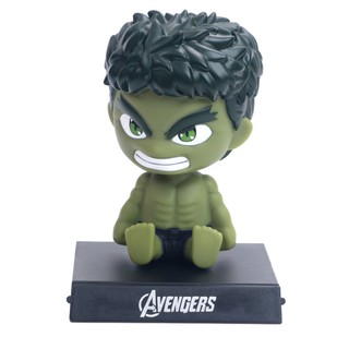 Hulk Model โมเดล ฮัค อเวนเจอร์ หัวดุ๊กดิ๊ก​ ตั้ง​โชว์​หน้า​รถ​ คอสปริง​ แท่นวาง​โทรศัพท์​มือถือ​ Infinity War