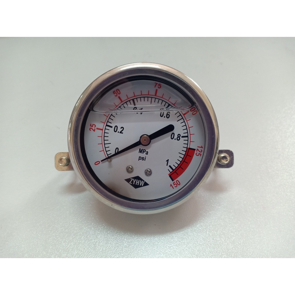 pressure-gauge-เกจ์วัดแรงดัน-150-psi-ยึดหลัง