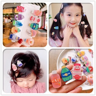 [พร้อมส่ง] กิ๊บติดผมอะคริลิค ลายการ์ตูนเจ้าหญิงน่ารัก สไตล์เกาหลี สําหรับเด็กผู้หญิง